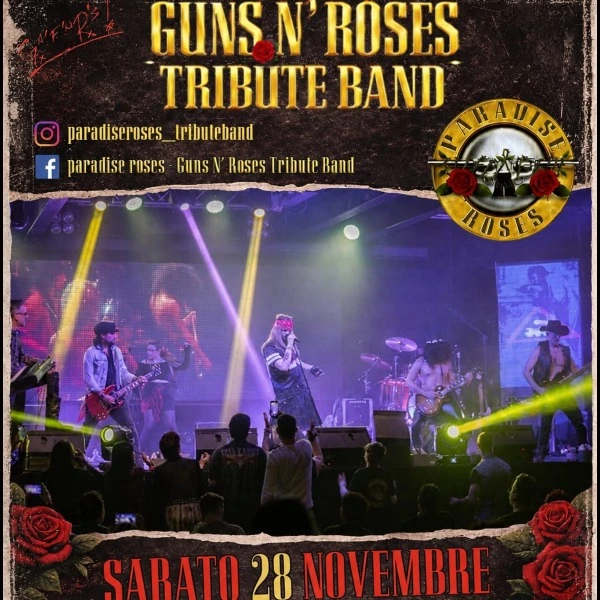 GUNS N’ ROSES tribute band LIVE at “Art On The Road” Latina cover