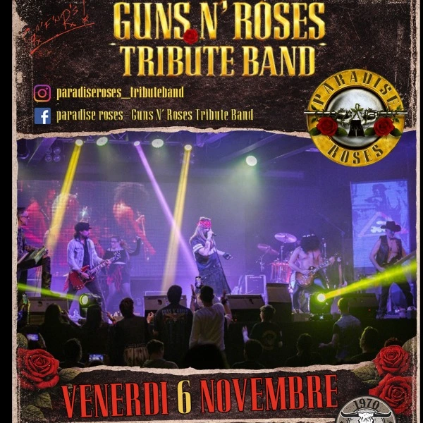 GUNS N’ ROSES tribute band LIVE at 1970 Country House Cafè, PONTECORVO (FR) cover